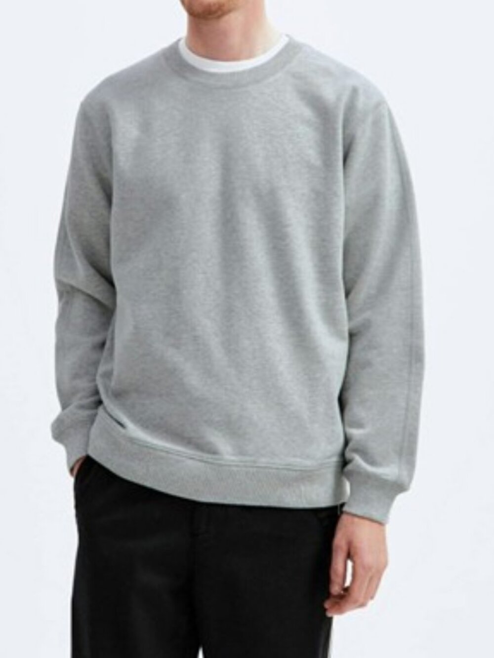 Reigning Champ crew neck sweater grey unisex size L